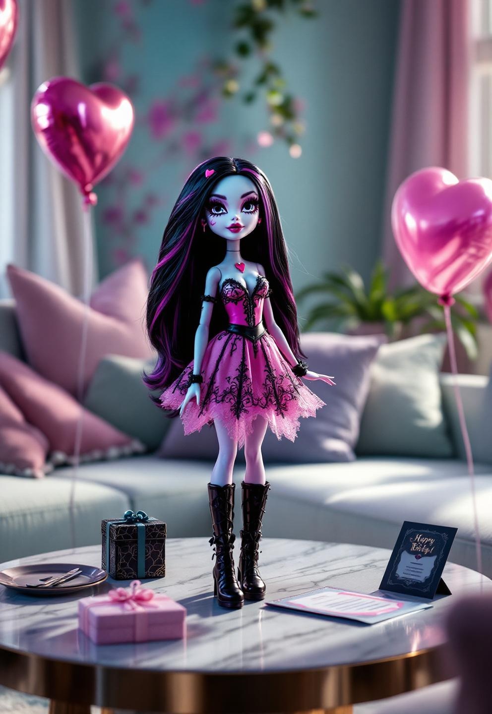 Draculaura Doll: 7 Ultimate Steps For Amazing Birthday Fun In 2026 1 Draculaura Doll in Pink Party Dress with Birthday Accessories