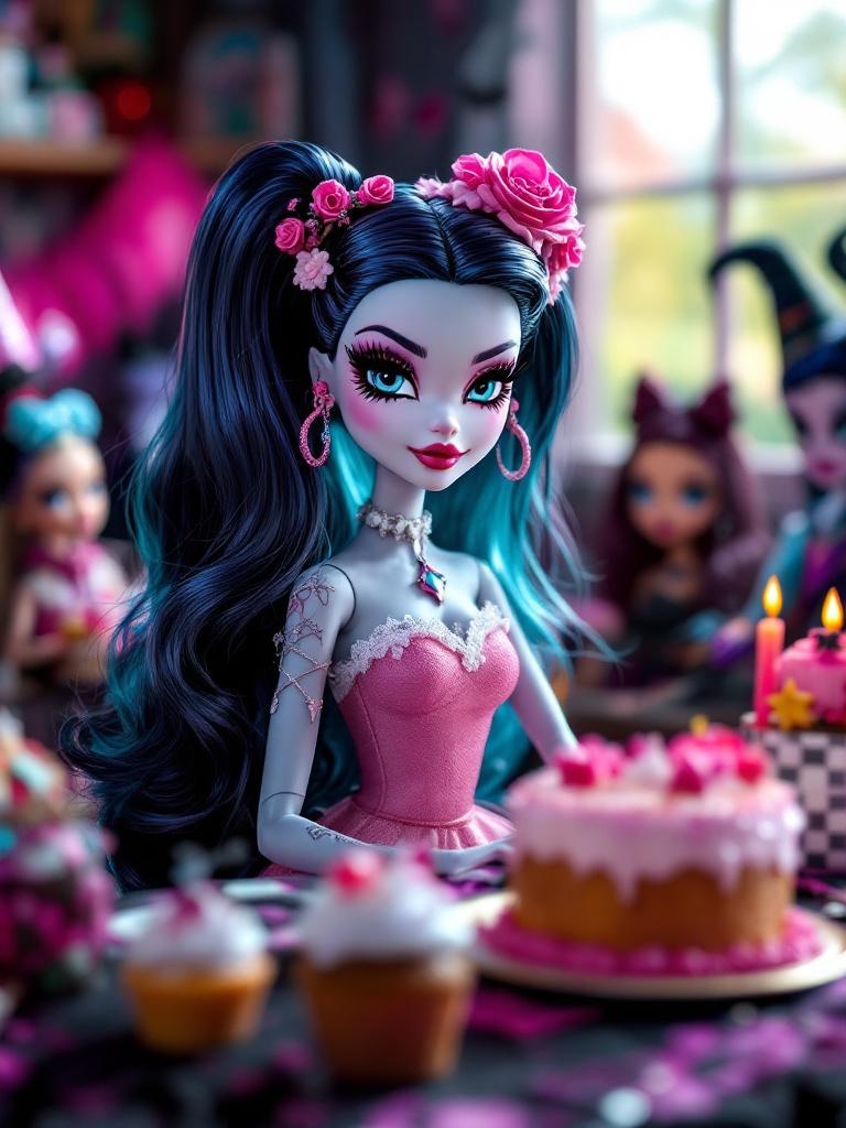 Draculaura Doll: 7 Ultimate Steps For Amazing Birthday Fun In 2026 2 Monster High Draculaura Scary Sweet Birthday with Coffin Gift Box and Bat Balloon