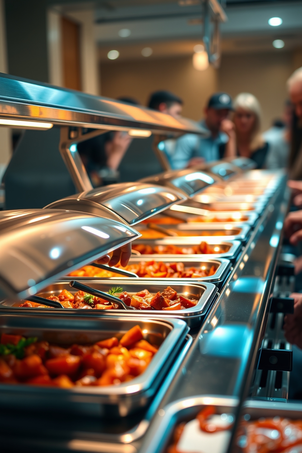 Buffet Server: 7 Ultimate Secrets For Amazing Parties In 2026 2 food warmer tray setup for parties and catering
